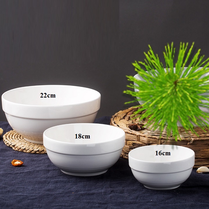 [HCM]tô sứ trắng - tô sứ
