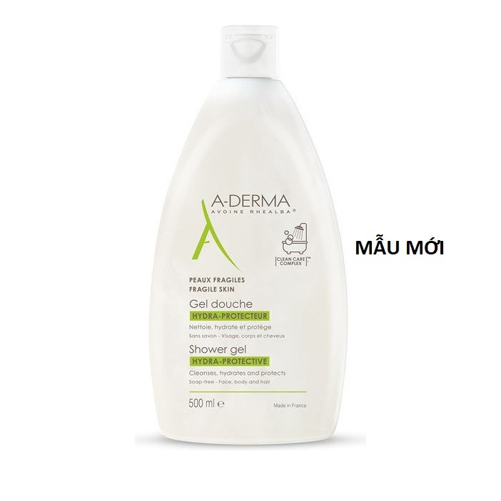 Sữa tắm Aderma cho da mụn, da viêm, da nhạy cảm (MẪU MỚI)