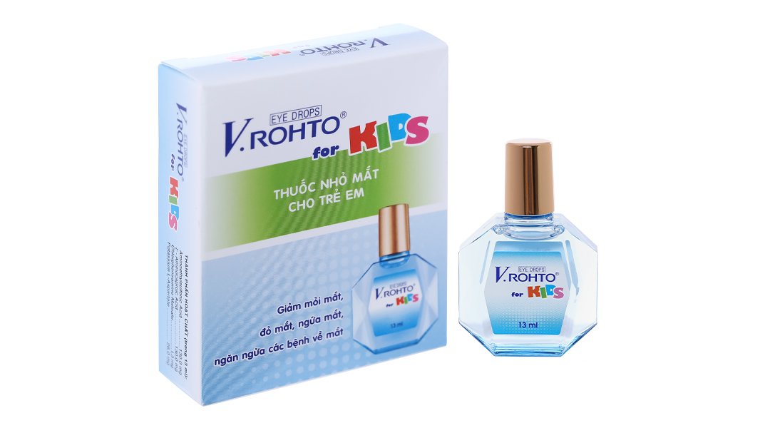 Nước nhỏ mắt V.Rohto For Kid (Chai 13ml) - Amipharma