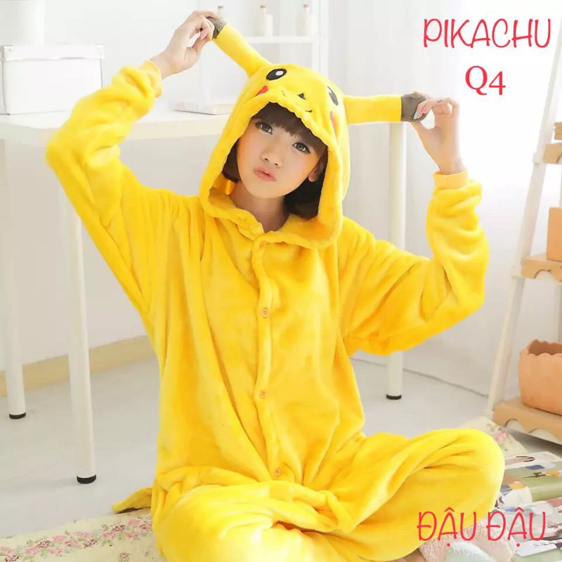 Bộ Đồ Thú ❤️ FREESHIP ❤️ Bộ Đồ Thú Pikachu