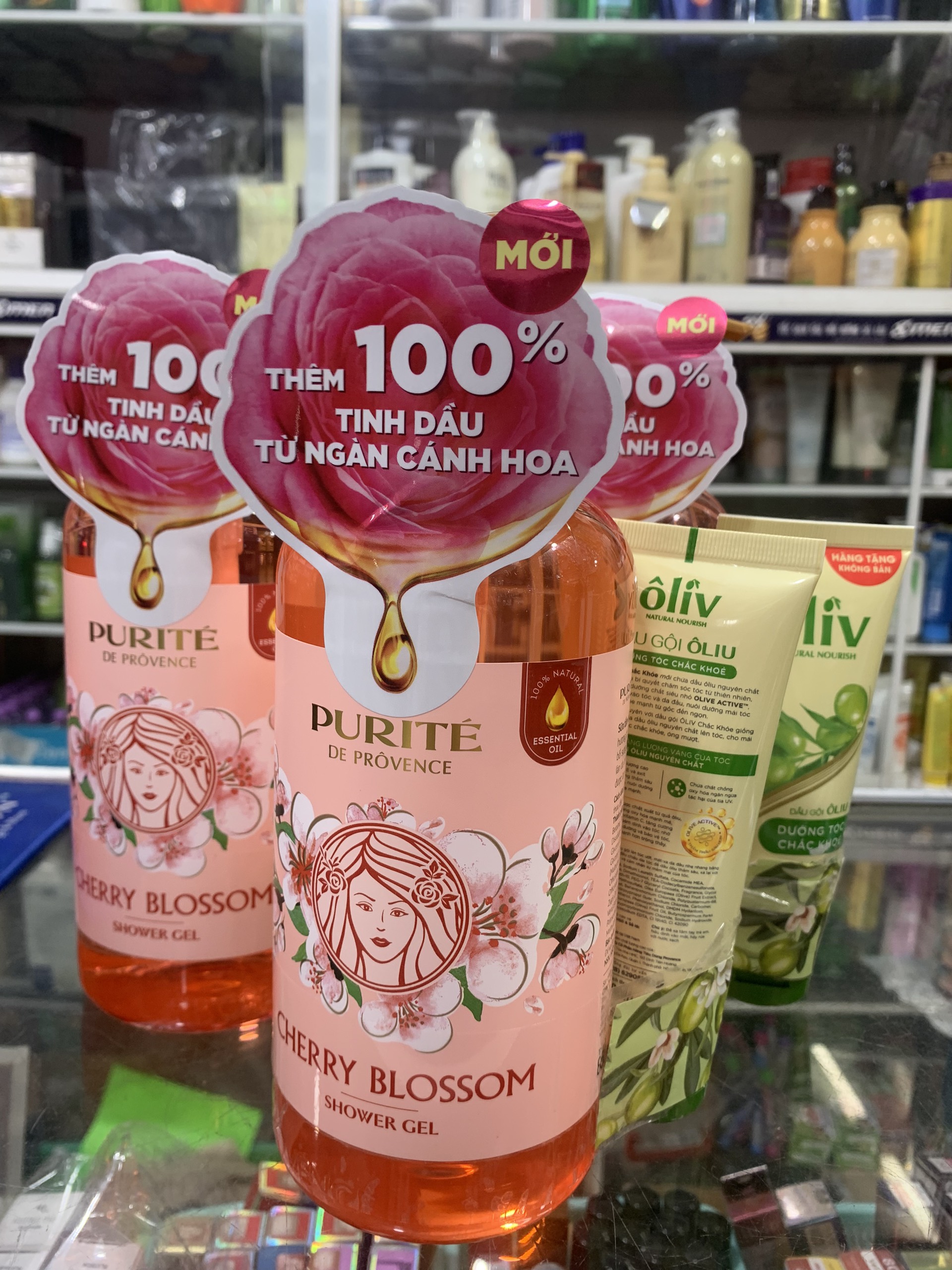 [HCM]Sữa Tắm Giữ Ẩm PURITE PROVENCE 850ml ( Hoa Anh Đào )
