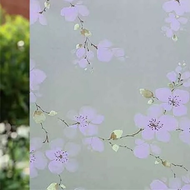 5 m giấy dán kính khổ 45 cm keo sẵn