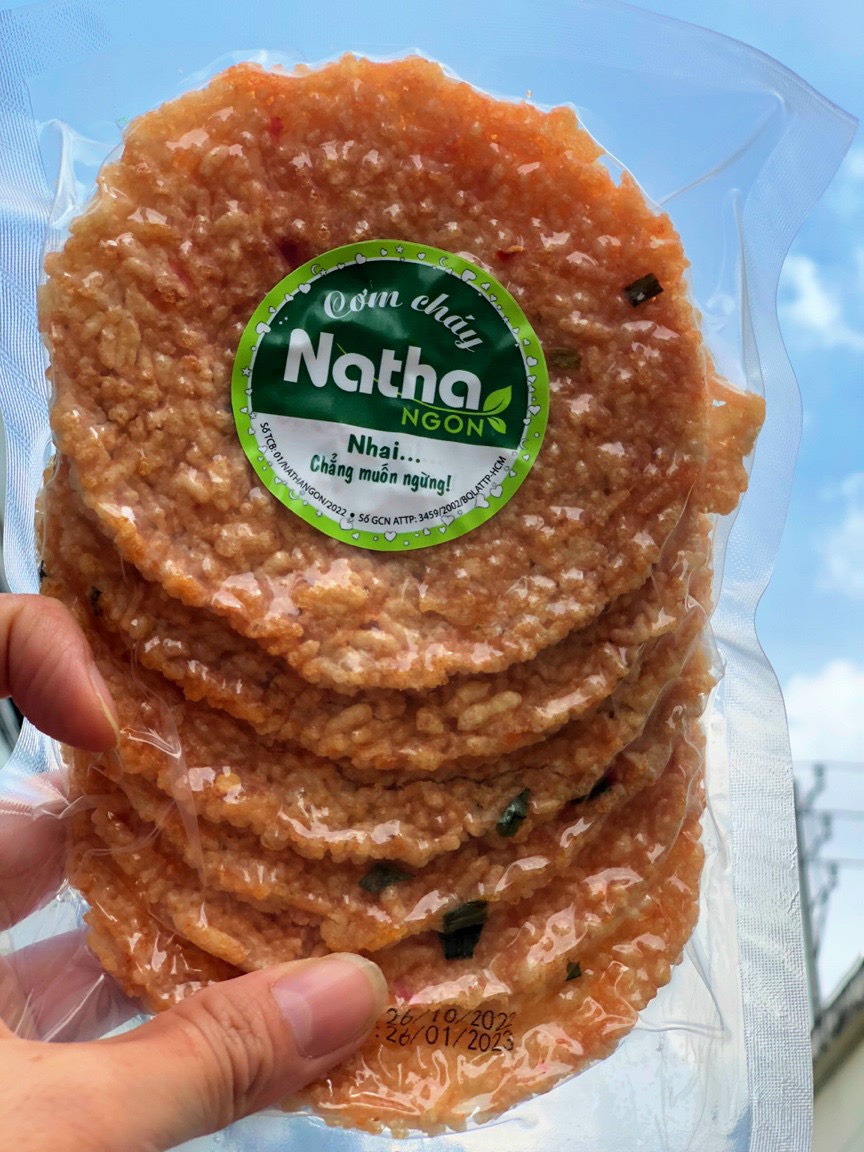 Cơm cháy mắm hành natha ngon