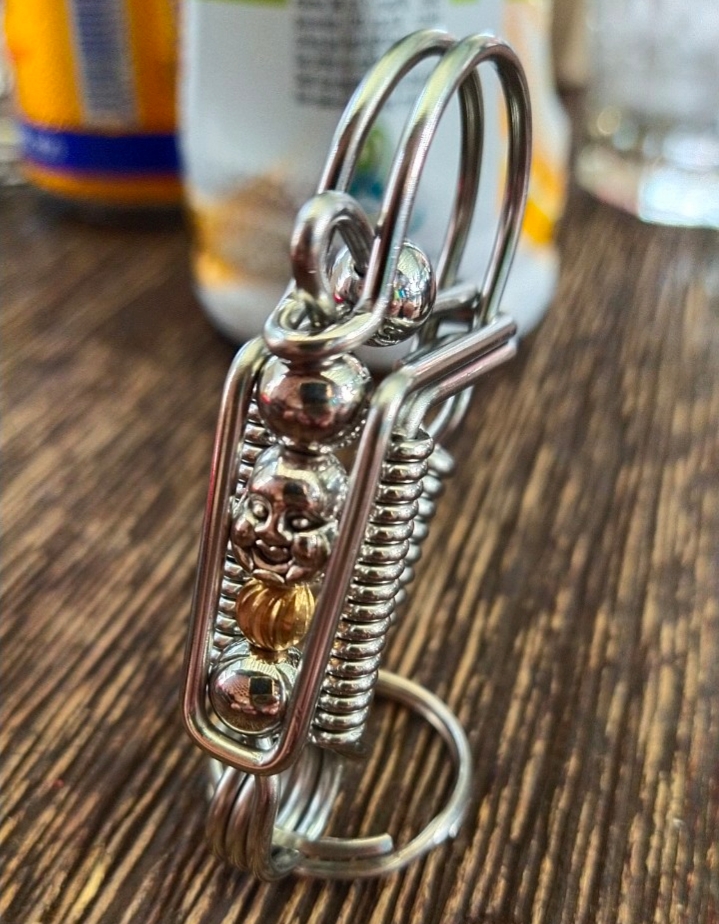 Móc Khoá inox uốn thủ công