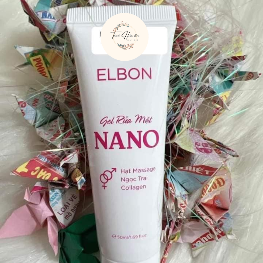 gel rữa mặt nano elbon 50ml