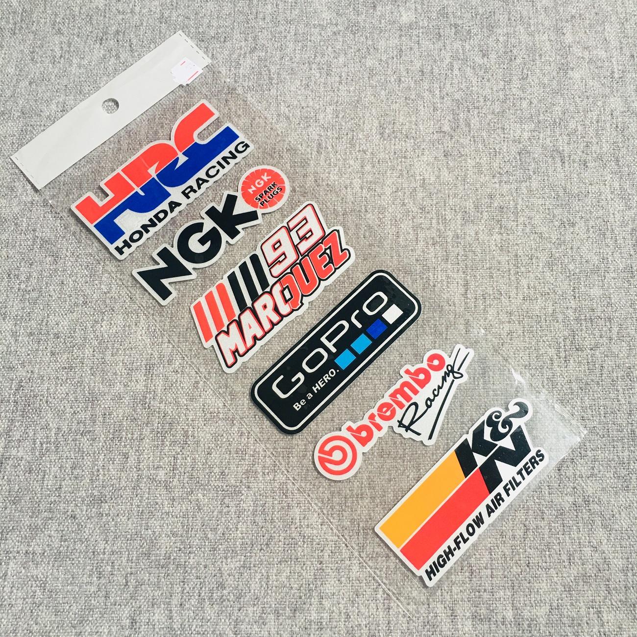 [NEW] TEM LOGO DÁN XE TRANG TRÍ XE NHIỀU LOGO NHỎ NHƯNG CÓ VÕ (KIỂU 1)