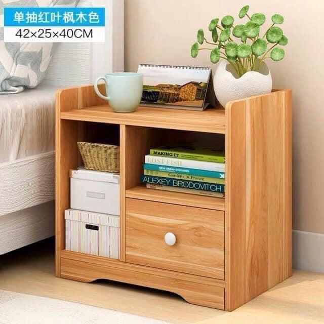 Tủ đầu giường 3 ngăn bằng gỗ
