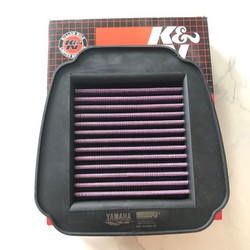 Lọc gió ex150 K&N xe độ-rin đều dùng đc (vệ sinh được)