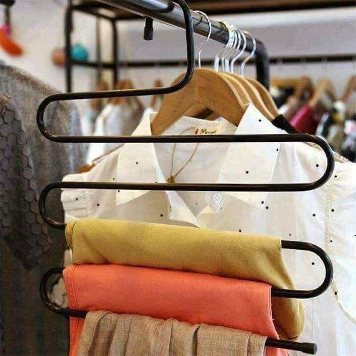 MÓC TREO QUẦN ÁO 5 TẦNG THÔNG MINH