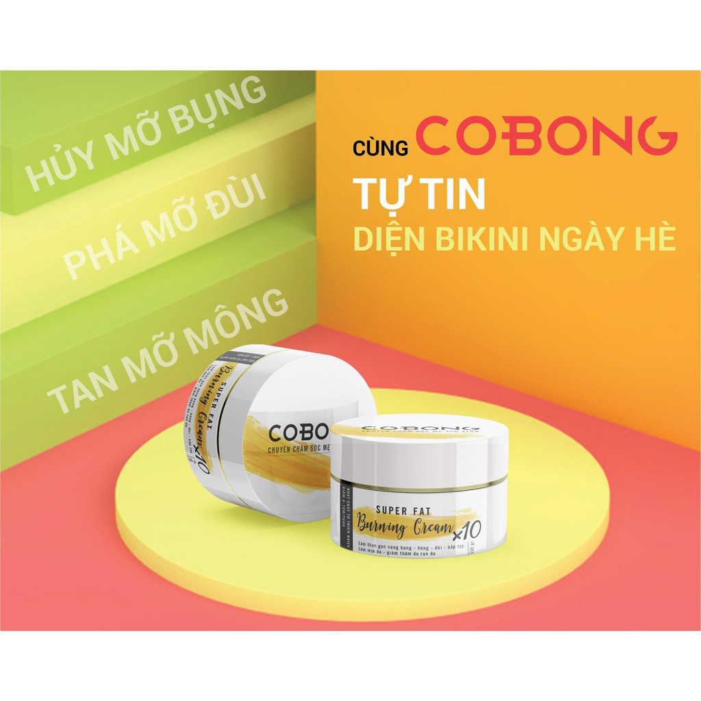 Kem tan mỡ Cô Bông đánh tan mỡ bụng X10 [Chính Hãng]