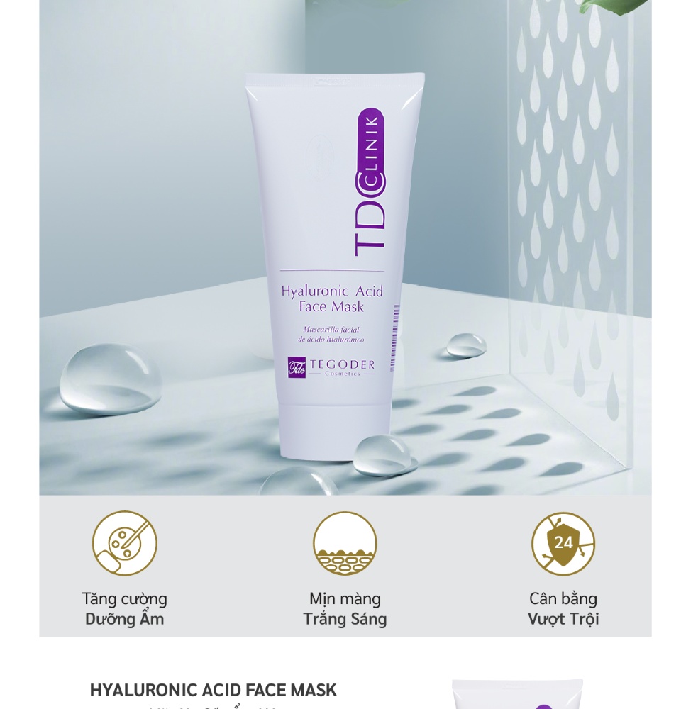 Mặt nạ cấp nước cho da Tegoder Hyaluronic Acid Face Mask 200ml