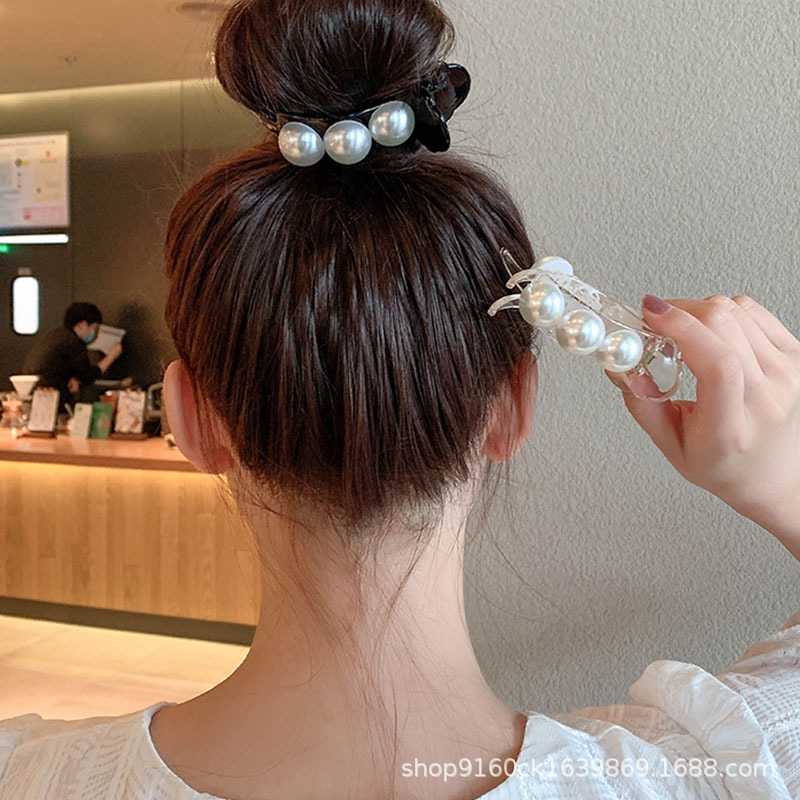 Kẹp càng cua đính hạt