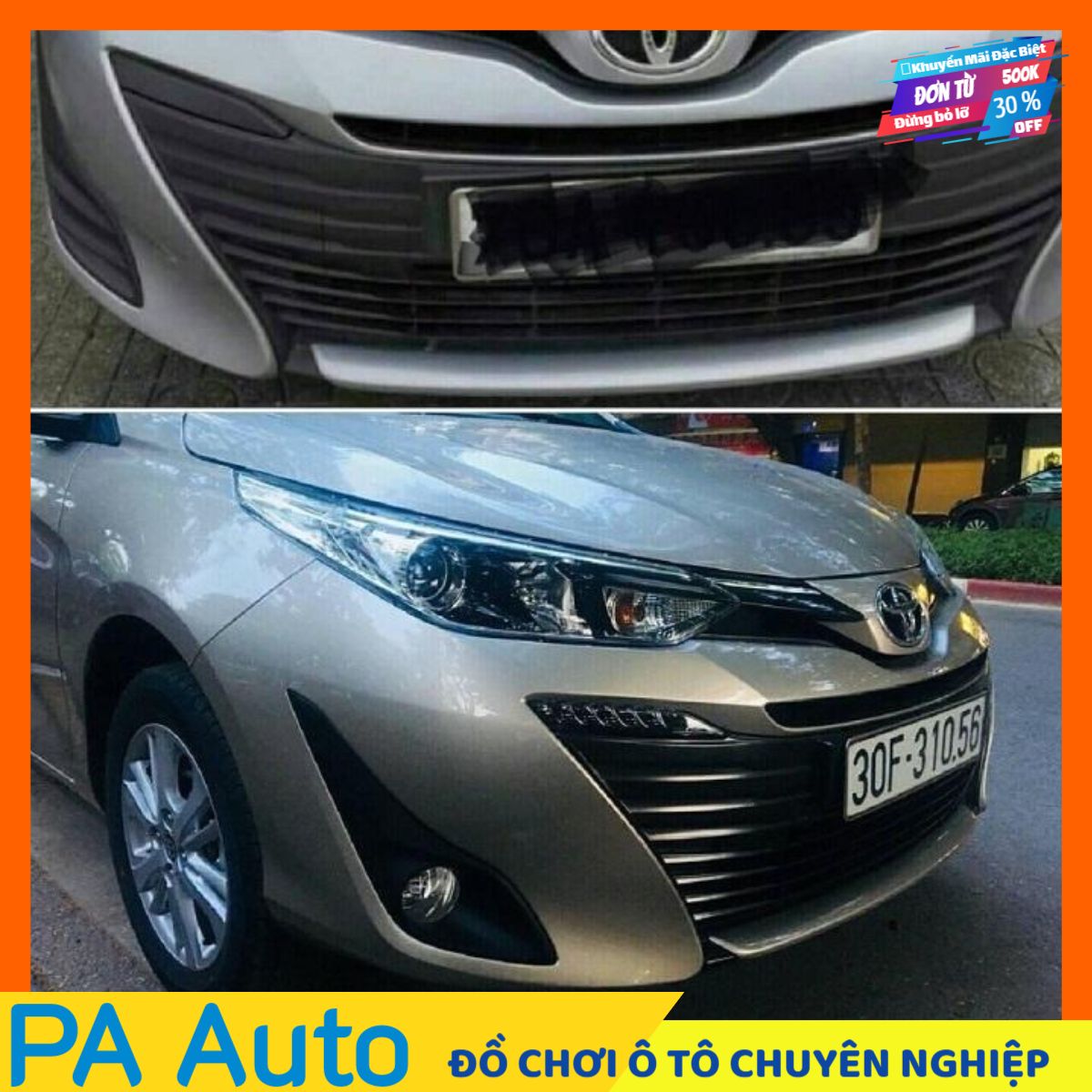 ĐÈN GẦM TRƯỚC THEO XE VIOS 2019