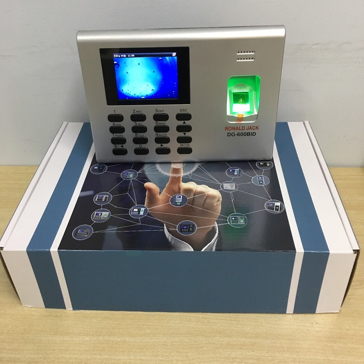 Máy chấm công vân tay & thẻ từ RONALD JACK DG-600BID