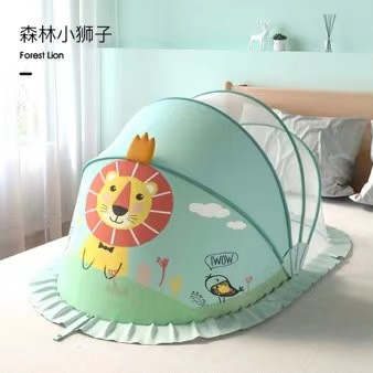 Màn chụp gấp gọn chống muỗi hình thú cho bé