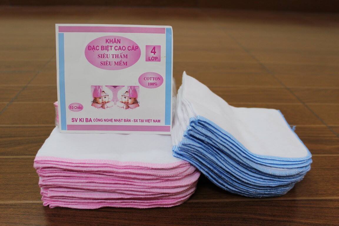 10 Chiếc khăn sữa 4 lớp cho bé
