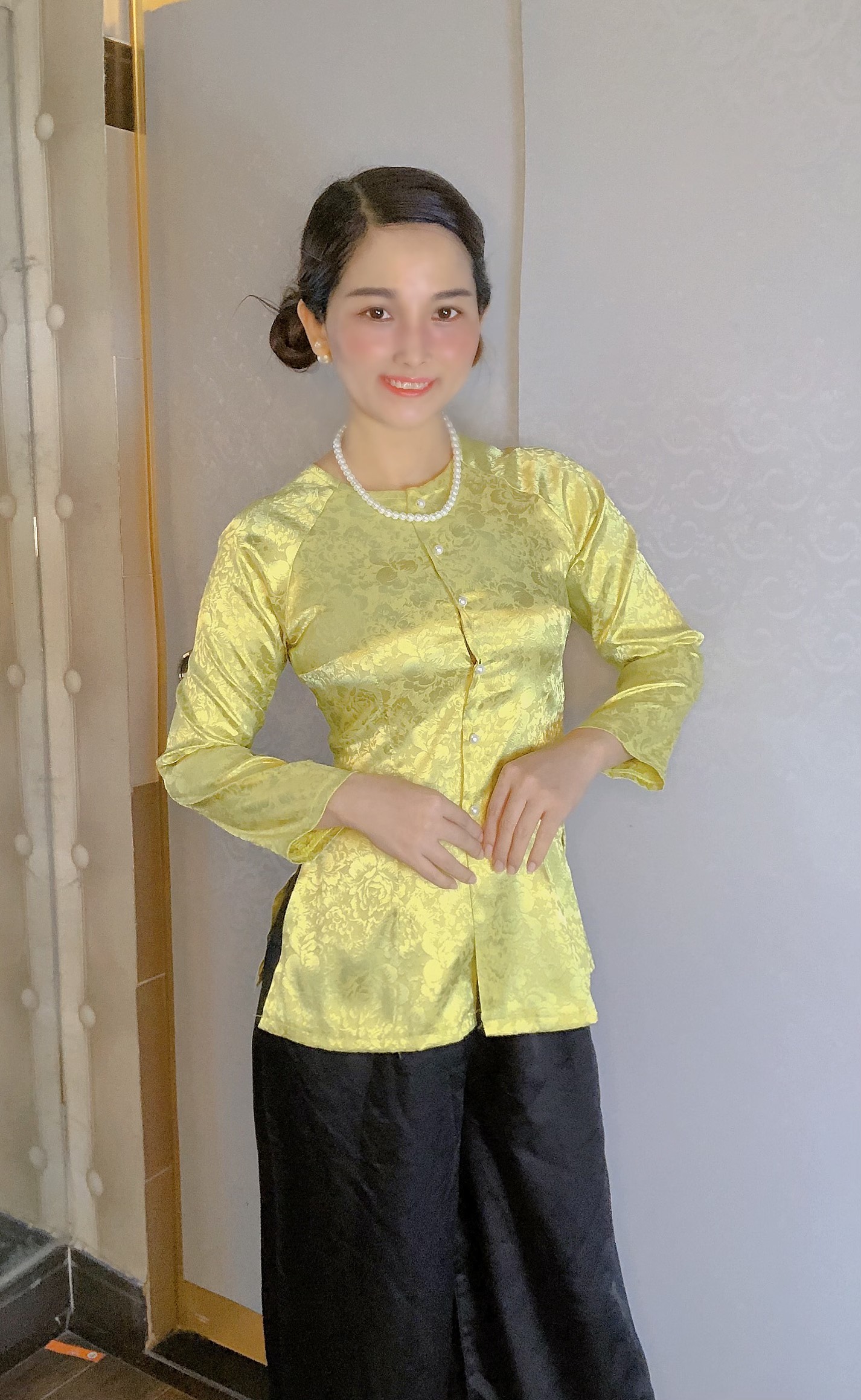 SÉT BÀ BA GẤM (KÈM QUẦN)