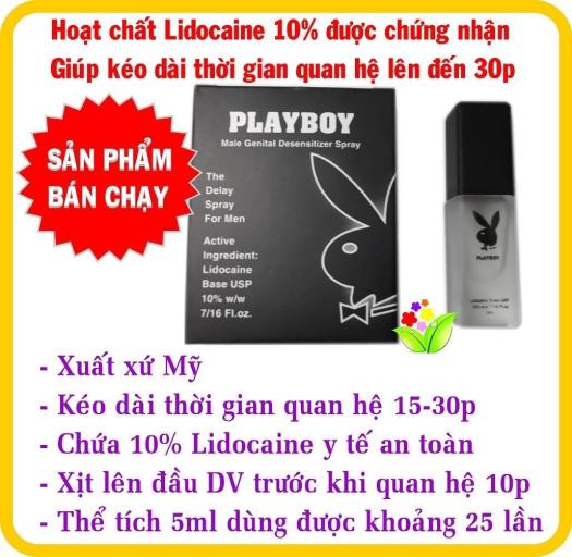 COMBO 2 CHAI XIT PLAYBOYY KÉO DÀI THỜI GIAN QH