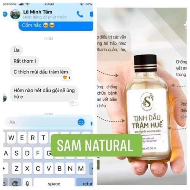 ❤TINH DẦU TRÀM SAM NATURAL❤