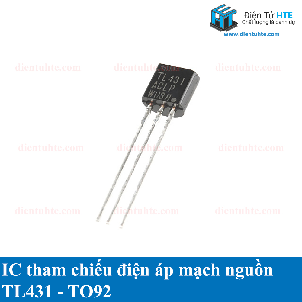 Bộ 20 IC tham chiếu điện áp TL431 TL431A chân cắm TO-92