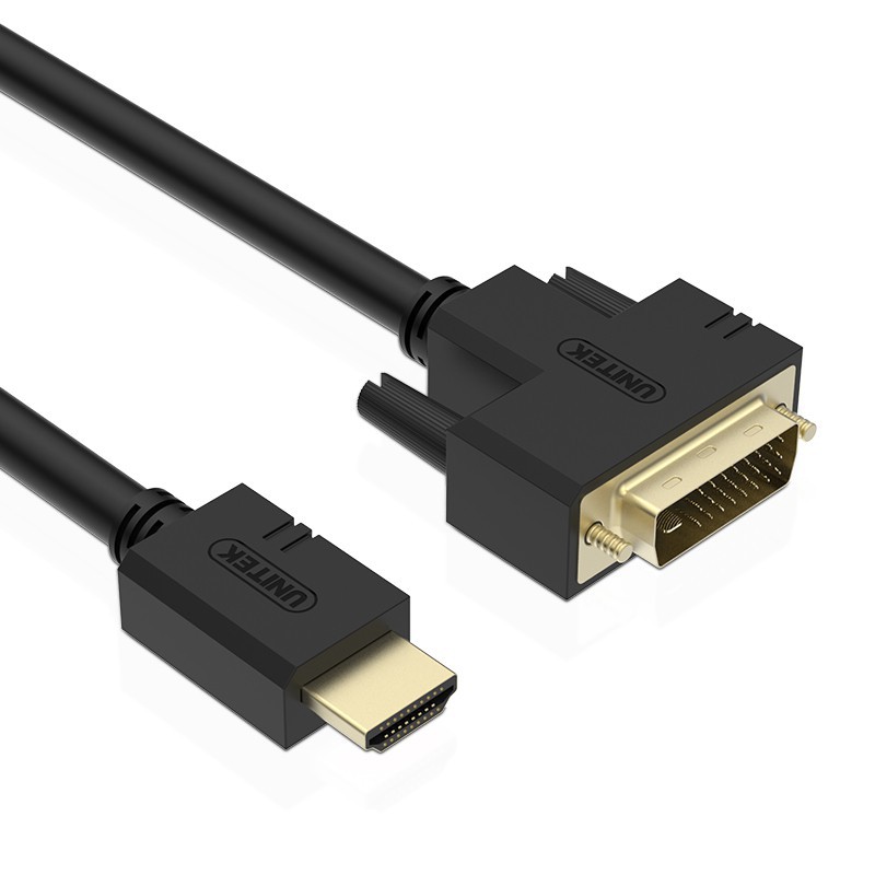 Cable chuyển HDMI --- DVI (24+1) Unitek 5m YC220A 2K