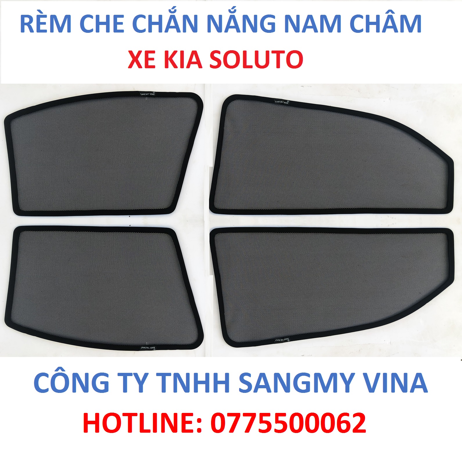 RÈM CHE CHẮN NẮNG NAM CHÂM  XE KIA SOLUTO
