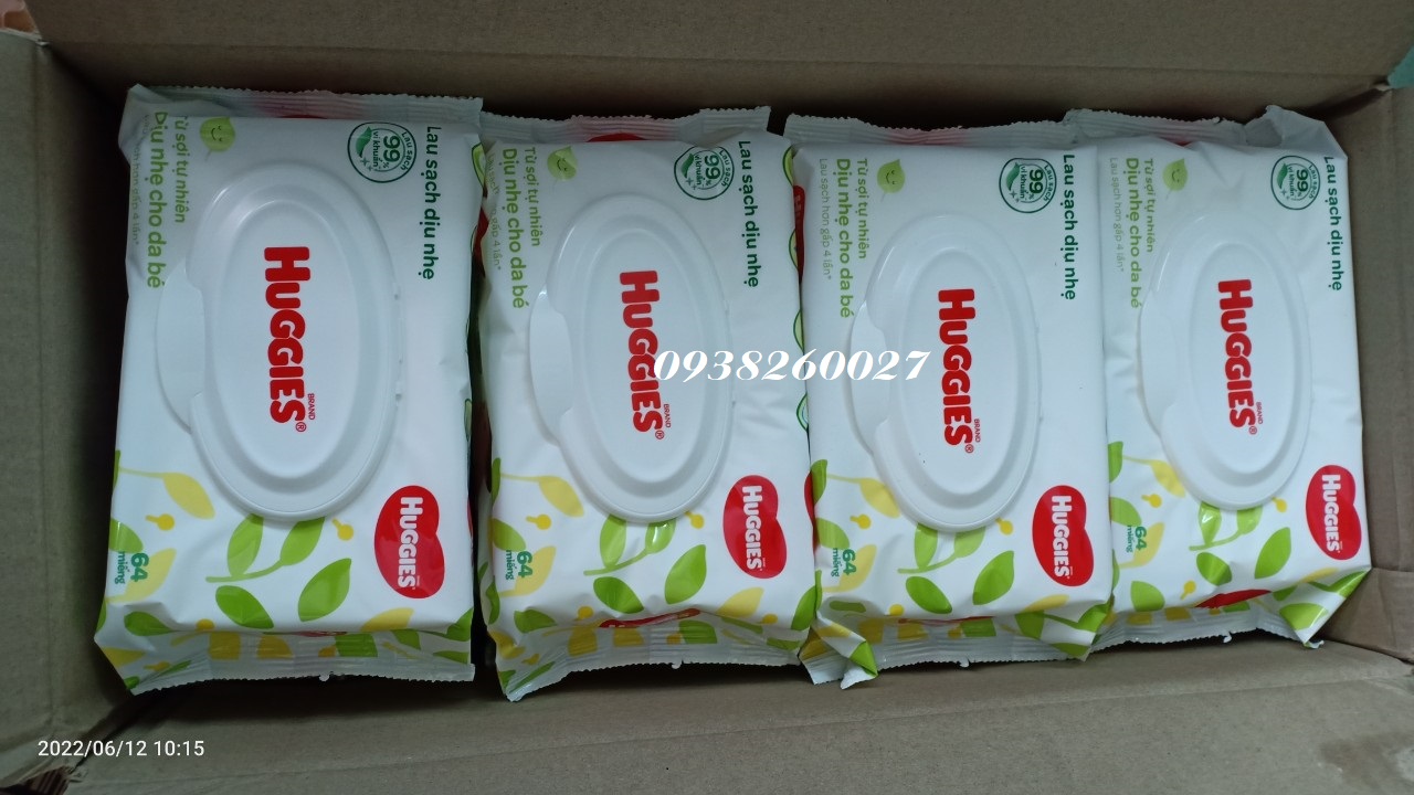 Khăn Ướt Huggies 80 tờ không mùi