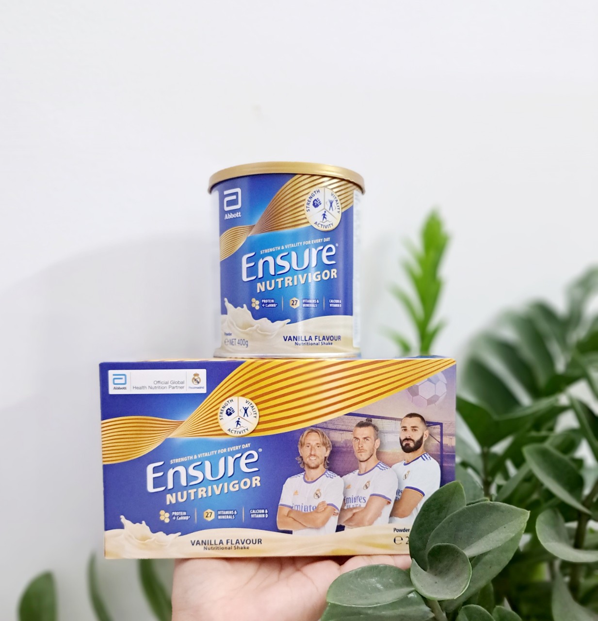 SỮA BỘT ENSURE NUTRIVIGOR SHAKE VANILLA 400G - ANH [Date 6.2025]