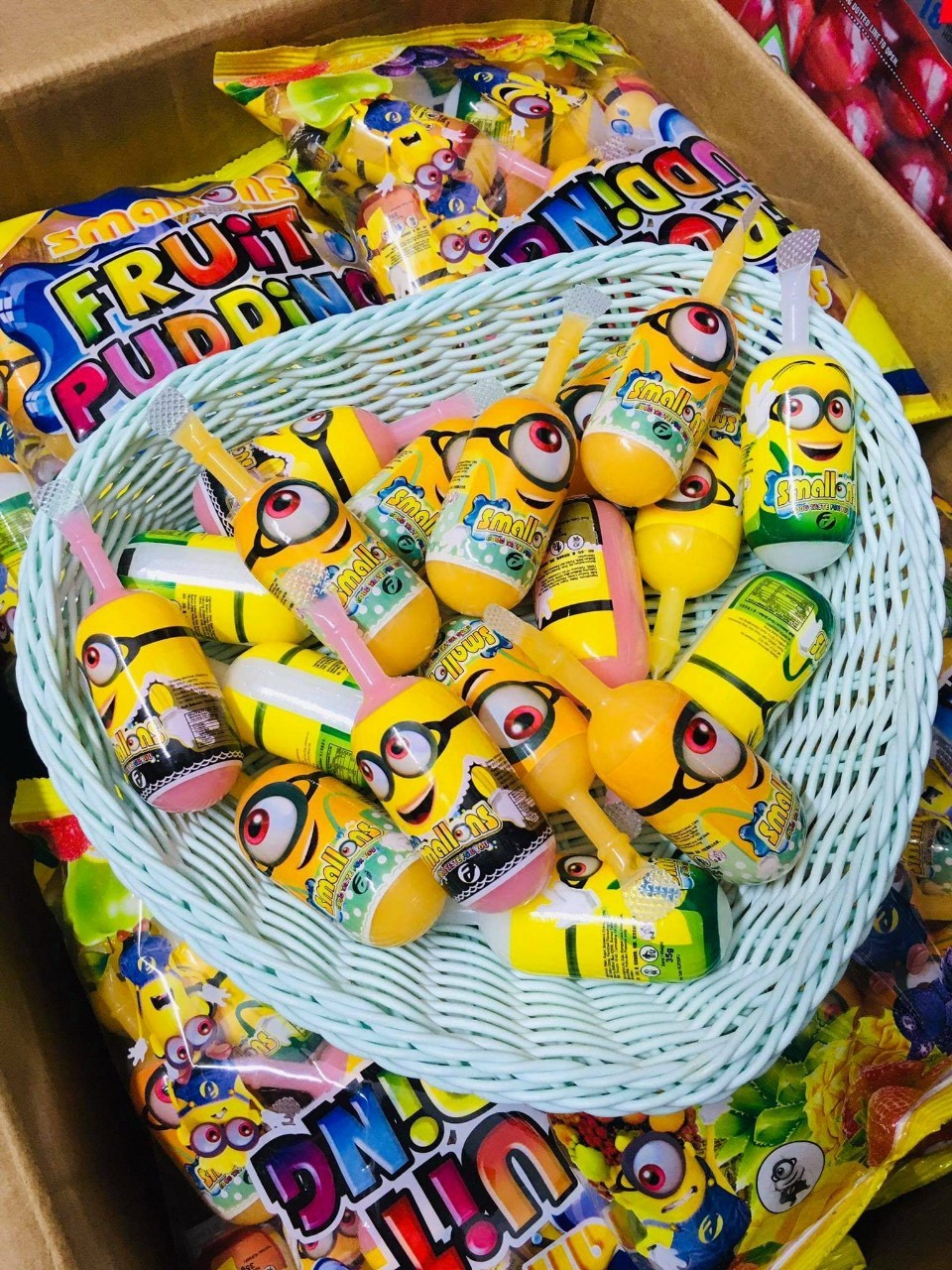 Thạch trái cây Fruit Pudding Minion 1 gói 800gr