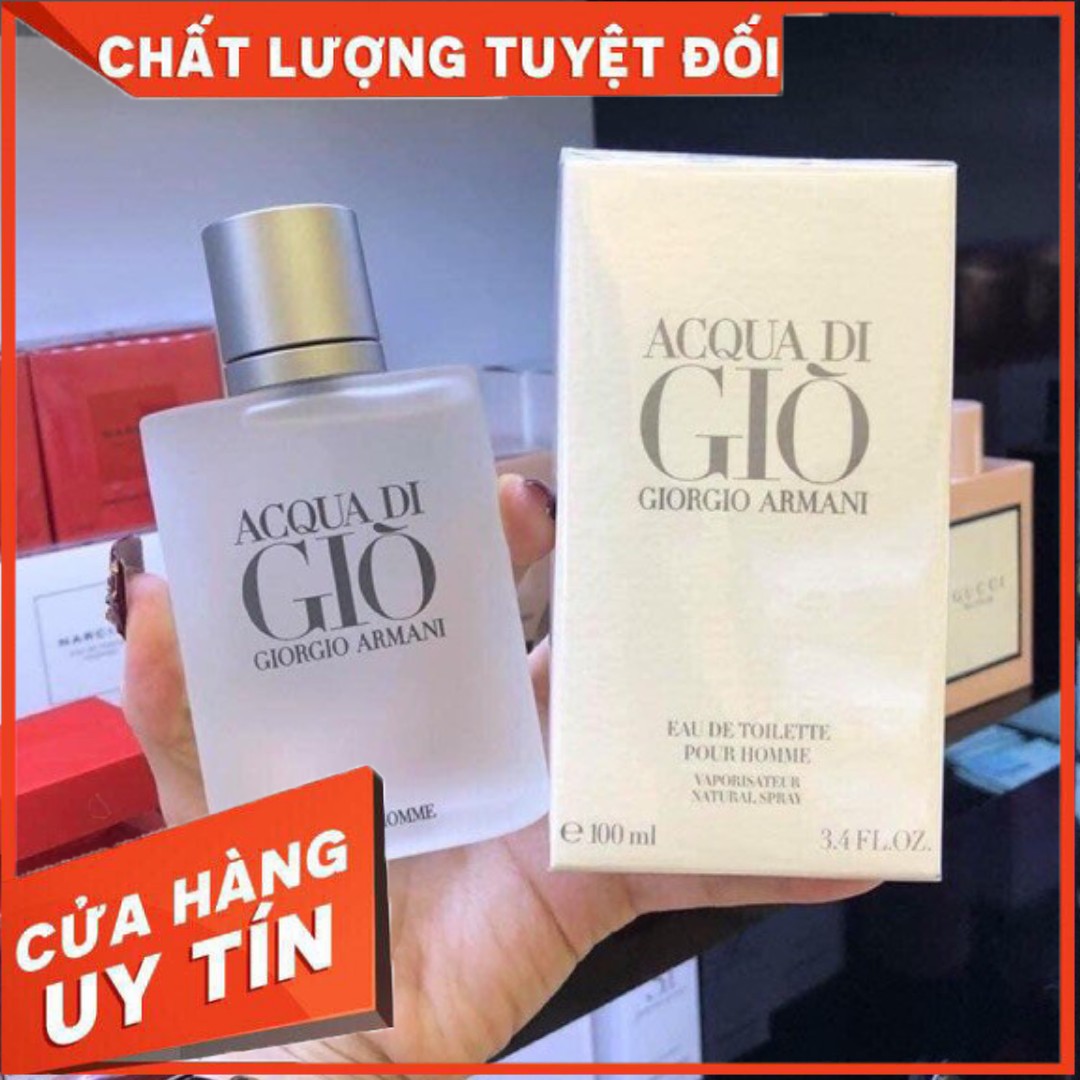 Nước hoa nam giò trắng 100ml aqua di giò tươi mát , nam tính , mạnh mẽ