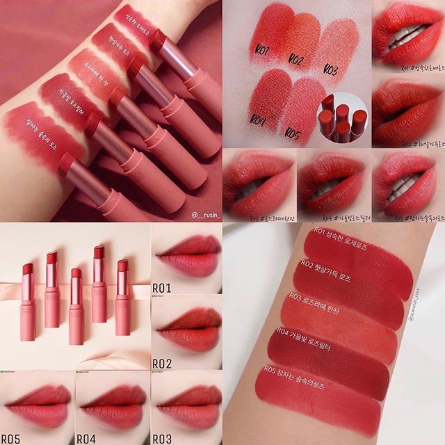 [HCM]Son thỏi Black Rouge Rose Velvet Lipstick