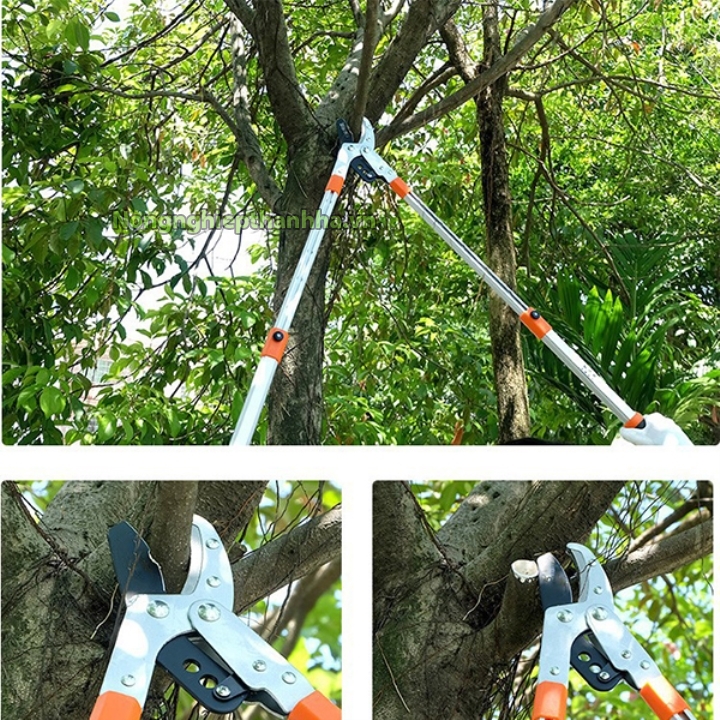 Kéo cắt cành cộng lực cán tăng 105cm - K69