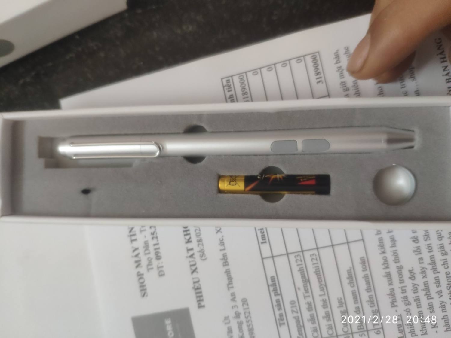 Bút Surface Smart Stylus Pen cho Microsoft Surface 3 Pro 5,4,3, Go, Book, Laptop(mới 100% không phải chính hãng)