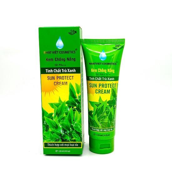 Kem chống nắng tinh chất Trà Xanh NHẬT VIỆT COSMETICS - 120ml