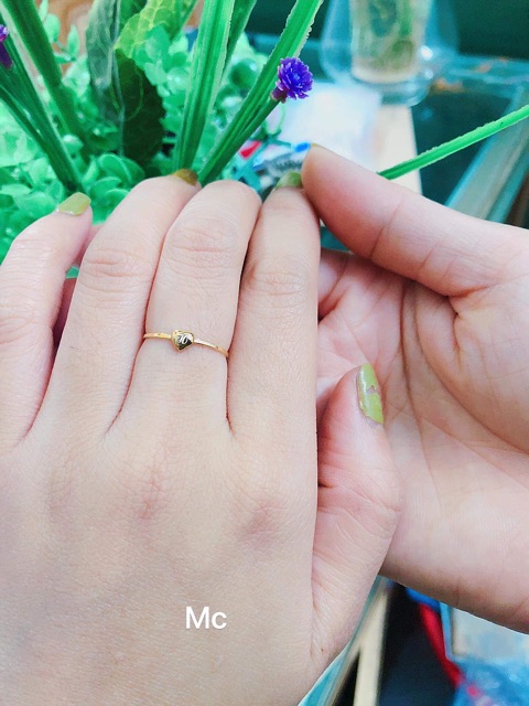 Nhẫn nữ cao cấp. Có giấy của tiệm vàng