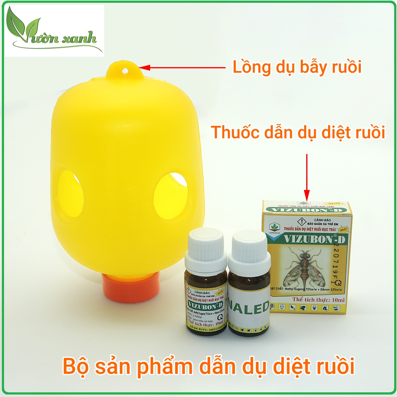 Vizubon- Chế phẩm dẫn dụ diệt ruồi đục trái Vizubon, diệt ruồi vàng