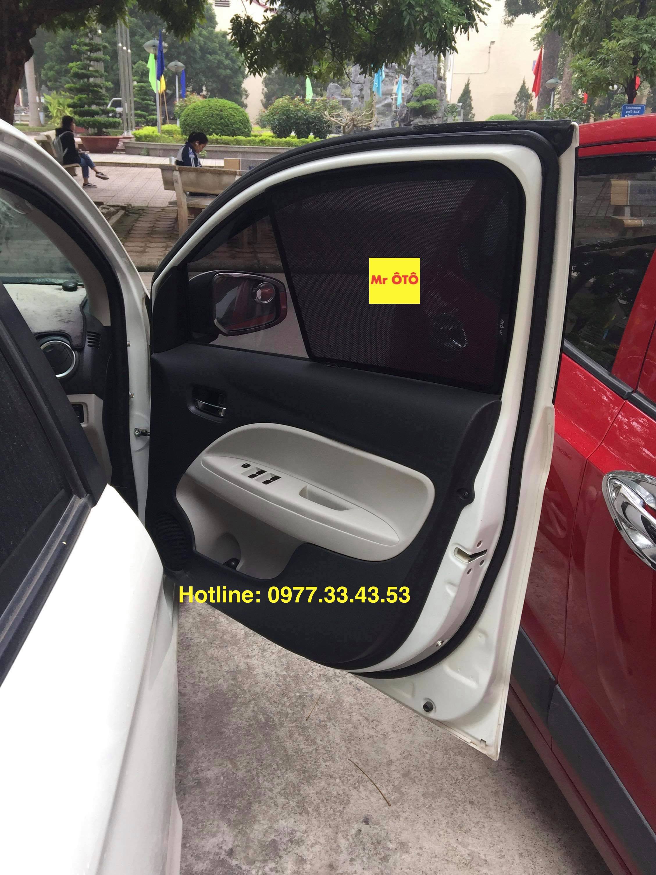 Rèm Che Nắng Xe Mitsubishi Mirage 2012-2016 Hàng Loại 1 MR.ÔTÔ -Bảo Hành 2 Năm