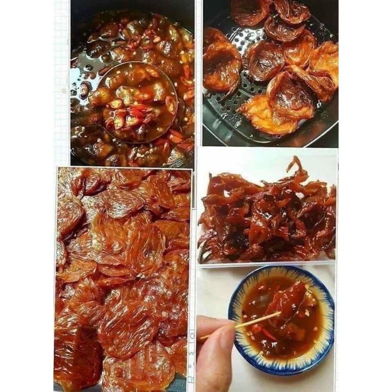 ruột vịt chấm mắm me tuổi thơ