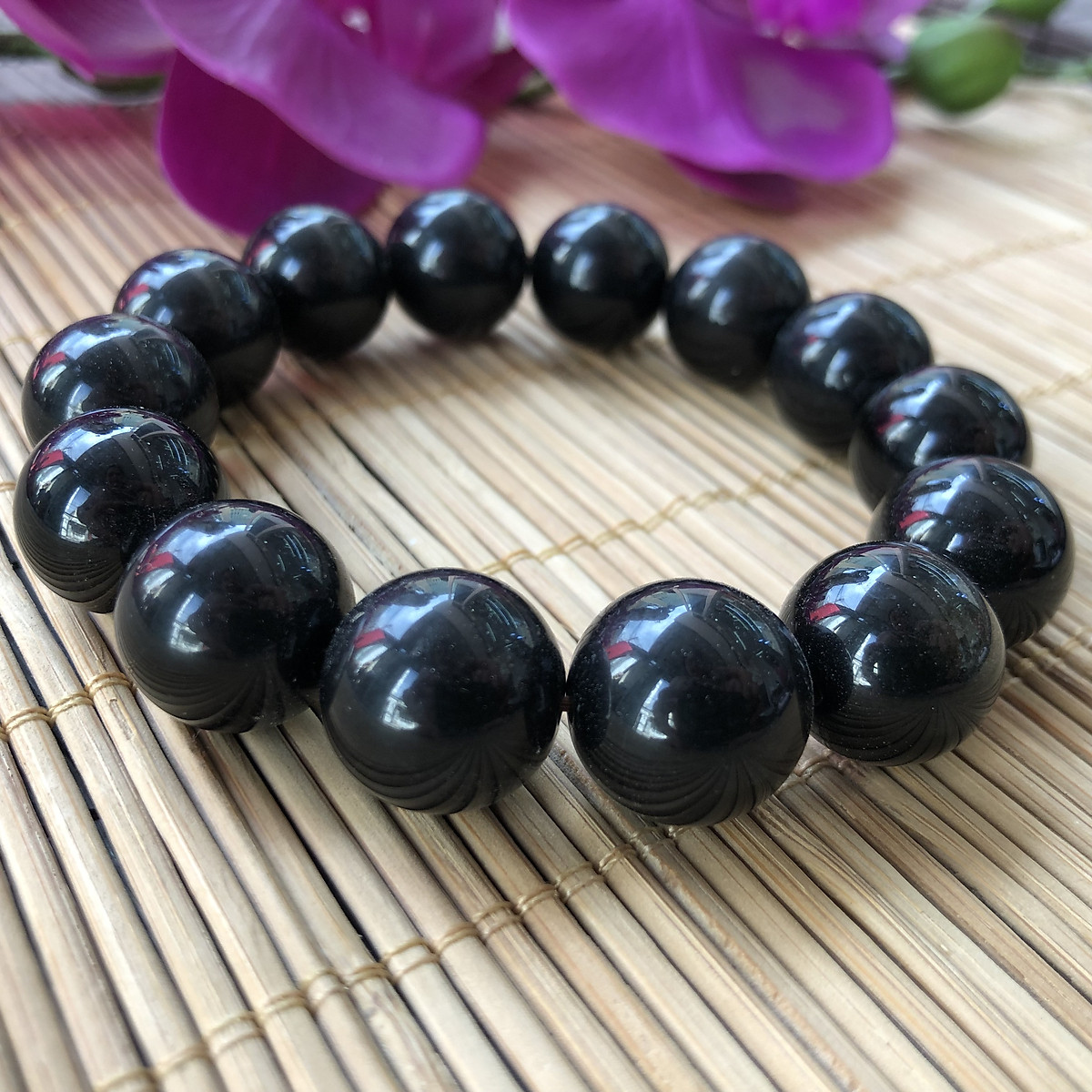 VÒNG TAY ĐÁ OBSIDIAN - HOS02