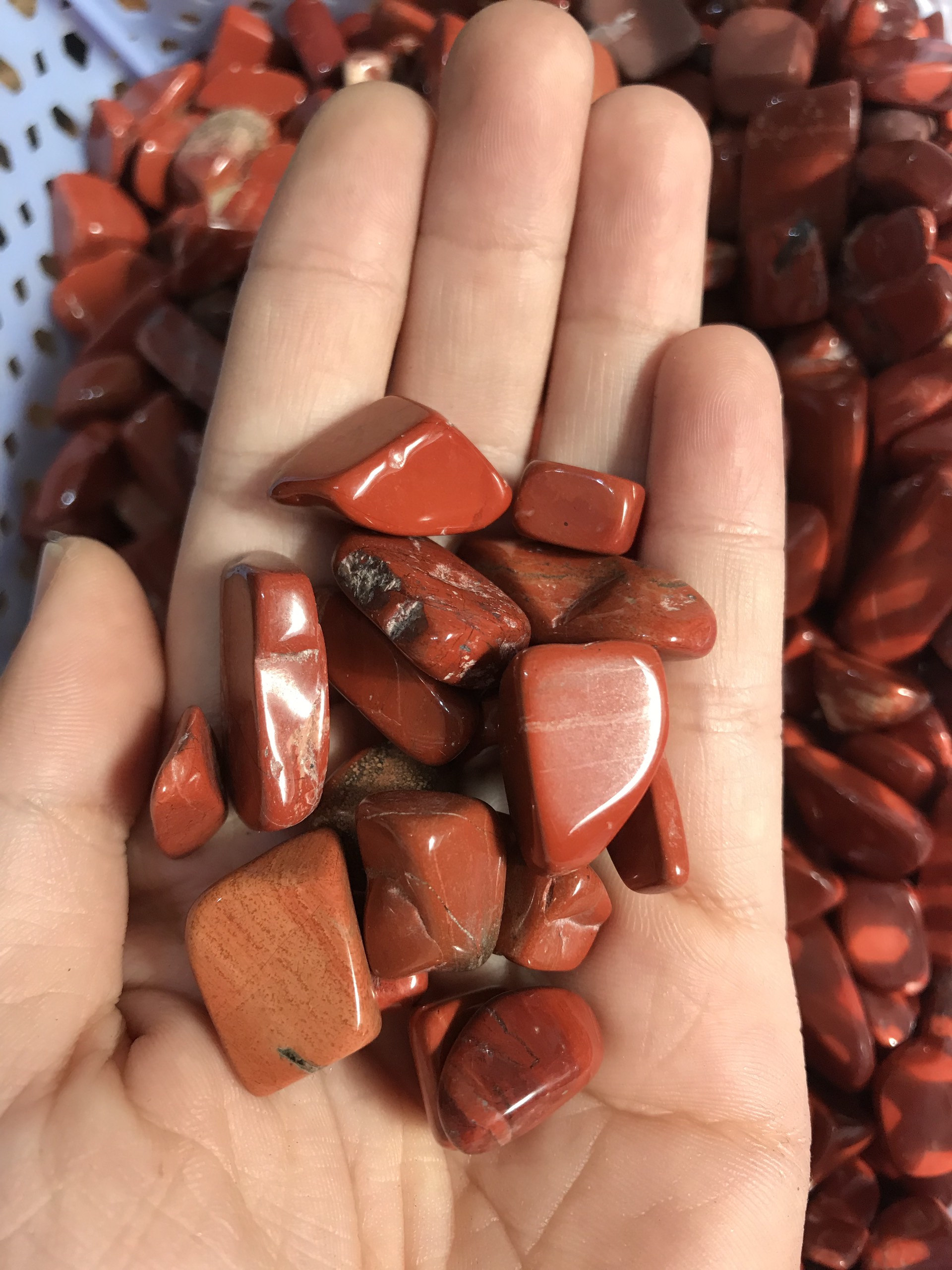 Đá vụn Jasper màu đỏ - CADA DECOR
