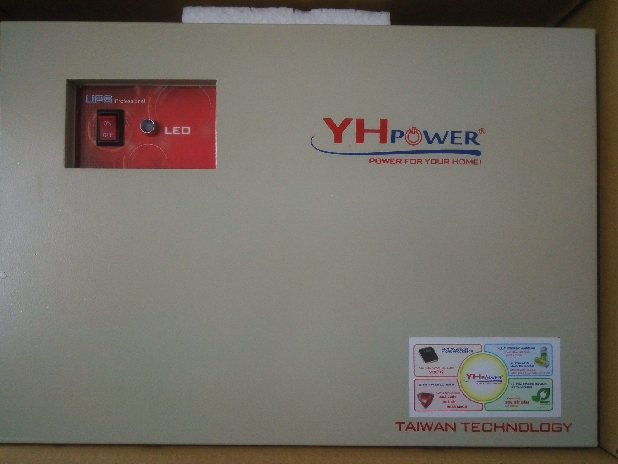[HCM]Bộ lưu trữ điện cửa cuốn YH Power 400kg