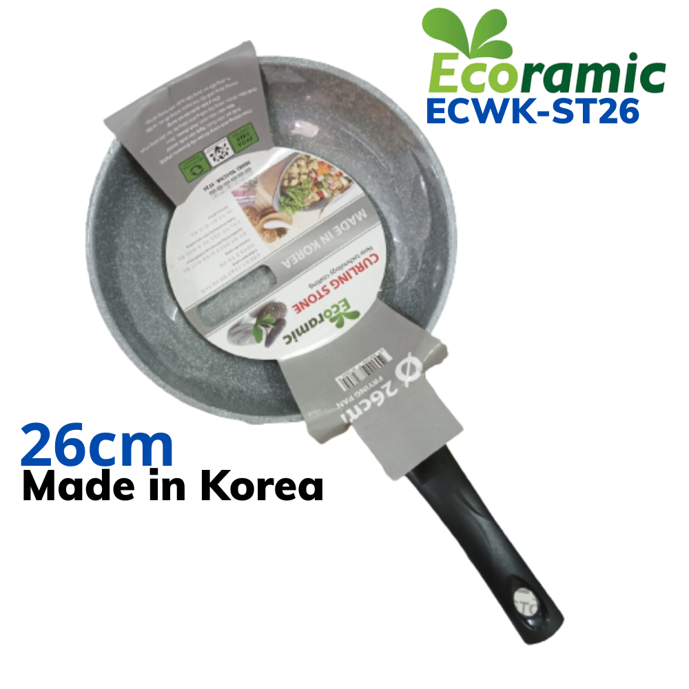 Ecoramic Chảo đá sâu lòng cao cấp ECWK-ST26