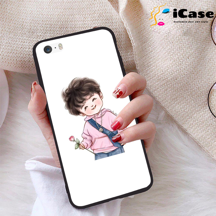 Ốp lưng iPhone 5 viền dẻo TPU BST Chibi
