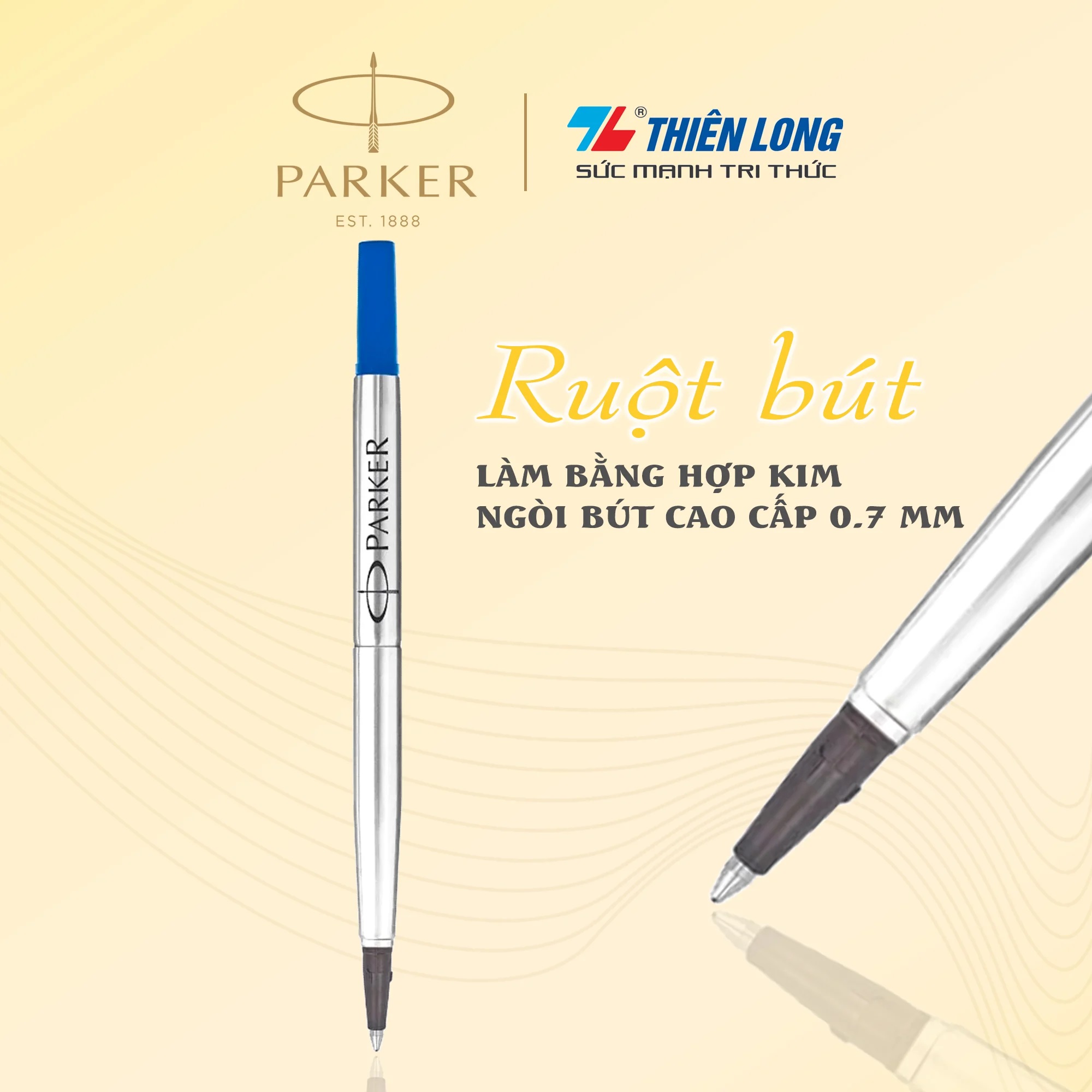 Ruột bút lông bi cao cấp Parker M BL1