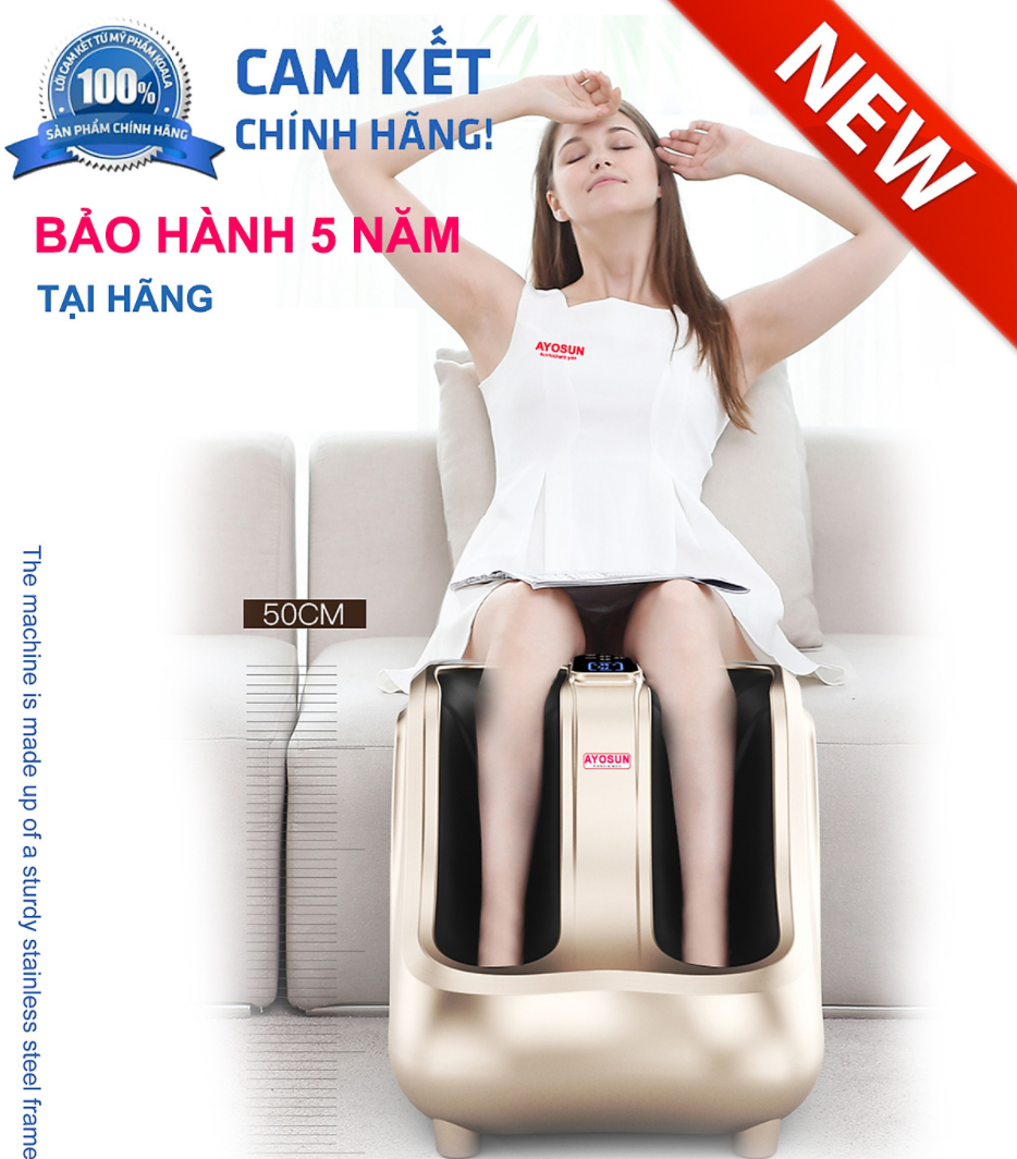 Máy massage chân cao 5d ayosun hàn quốc