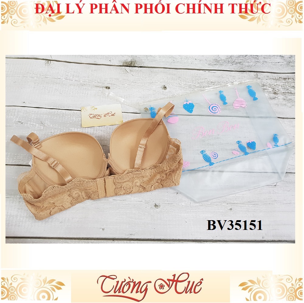 Áo lót nữ bon bon bv35151 áo ngực ren mút mỏng.
