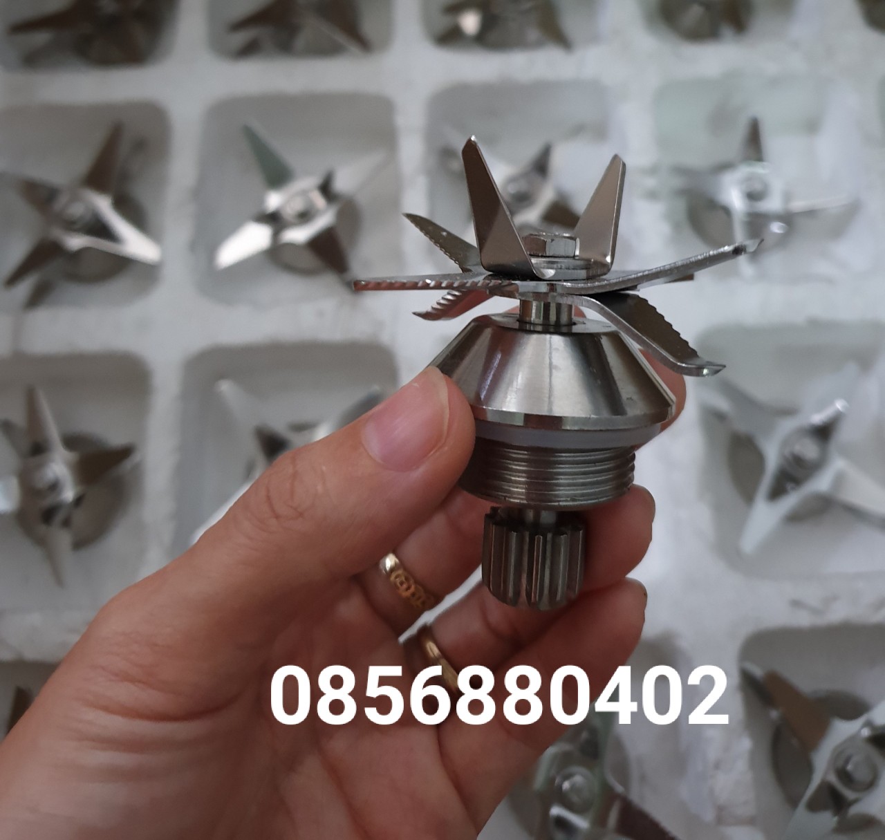 Dao máy làm sữa hạt Ranbem 769s kèm gioong - phụ kiện