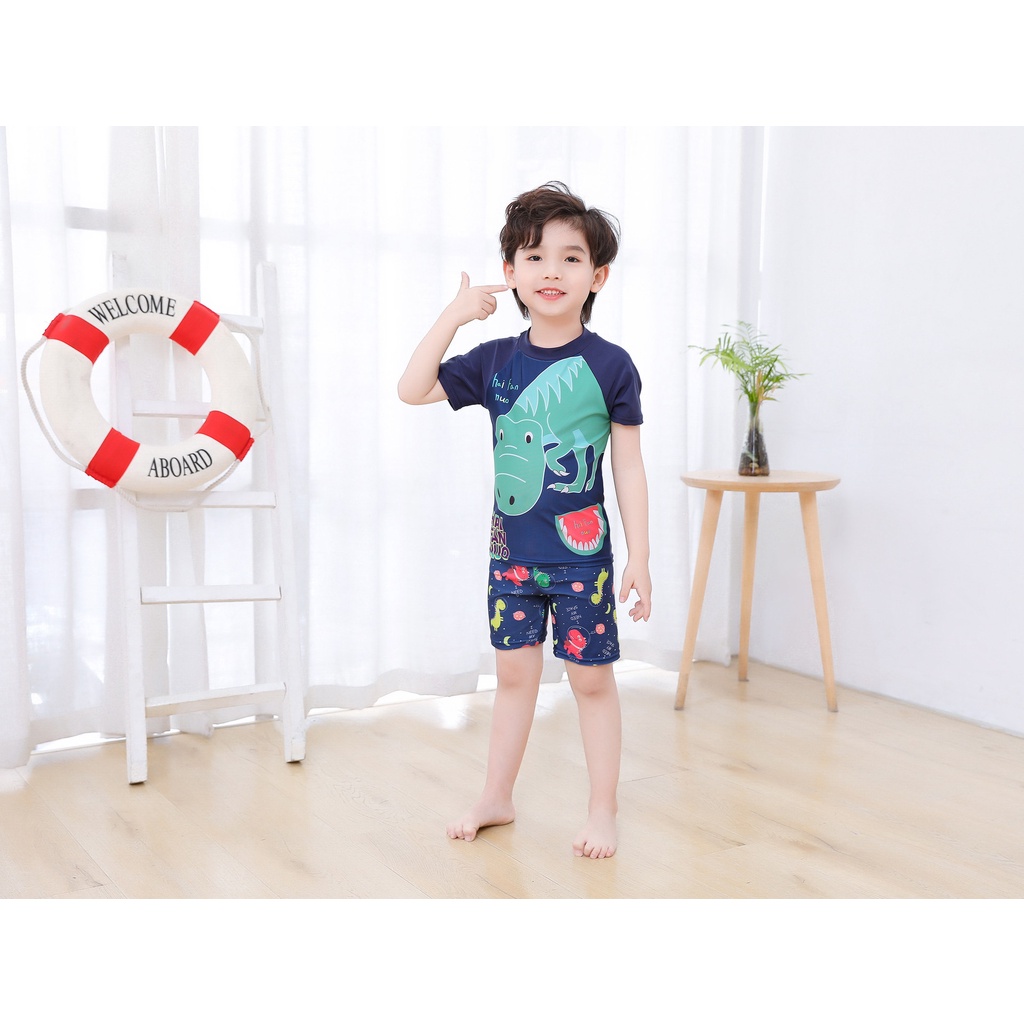 Áo bơi bé trai khủng long 3 kiểu dáng (không kèm nón bơi)