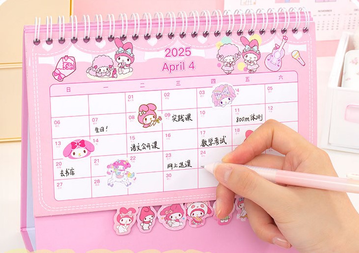 🌸LỊCH ĐỂ BÀN HELLO KITTY KUROMI SANRIO FRIENDS