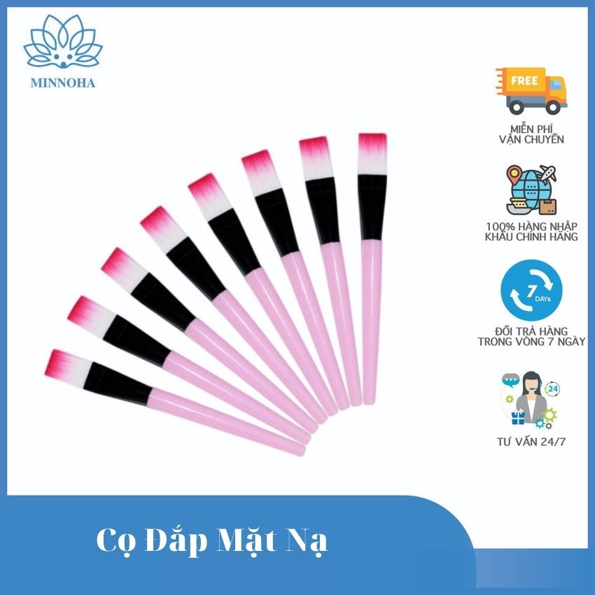 [Freeship] Cọ đắp mặt nạ, đầu cọ chắc chắn, mềm mịn, chất liệu silicon, giúp cho mặt nạ thẩm thấu tốt hơn, nâng cao hiệu quả dưỡng da Minnoha Store